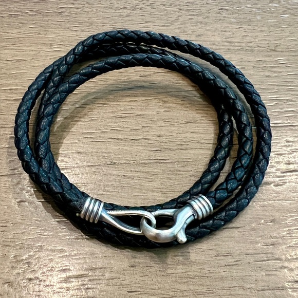 Braided Wrap Men's Bracelet - Picture 2 of 2